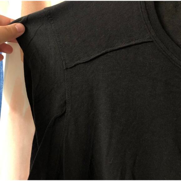 NWOT We the Free / Free People Naomi Tee in Washed Black Size Medium - Picture 6 of 13